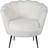 Sky Furniture Calle White Lænestol 84cm