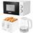 Geepas Toaster, Microwave & Kettle Set