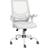 Vinsetto Mesh Swivel White Office Chair 104cm