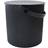 Omnioutil Storage Bucket Plain Black Kurv 31cm 33cm