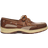 Sebago Clovehitch Waxed Leather Boat - Brown Cinnamon