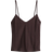 H&M Pointelle Strap Top - Dark Brown