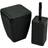 Addis Rattan Black Toilet Brush & Bin Set