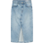 Vero Moda Natalie High Waist Midi Skirt - Blue/Light Blue Denim