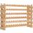 Homcom Bottles Storage Holder Brown Wine Rack 114x85cm