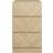 GFW Oak Catania 3 Bedside Table 40x35cm
