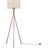 Latitude Run Mishler Tripod Camden Copper/Beige Floor Lamp 155cm