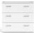 Furniture To Go Space White Chest of Drawer 36x69.9cm