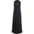 adidas Women's Essentials 3-Stripes Long Racerback Dress - Black/White