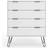 Core Products Augusta 4 White Chest of Drawer 76.5x90.3cm