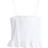 H&M Smocked Strappy Top - White