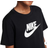 Nike Older Kid's Sportswear Cropped T-shirt - Black (FZ5548-010)