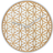 Nextime Bella Mirror Wood Wall Clock 50cm