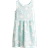 H&M Patterned Cotton Dress - Light Turquoise/Birds (1157735106)