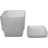 Zolo Disposable Plates Condiment Buckets with Lids 480ml Transparent 7-pack