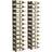 vidaXL 340886 Golden Wine Rack 22.5x116cm