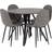 SECONIQUE Athens Grey Dining Set 100cm 5pcs