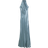 River Island Halterneck Slip Maxi Dress - Blue
