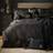 Laurence Llewelyn-Bowen Dandy Jacquard Duvet Cover Gold, Black (260x220cm)