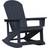 vidaXL Adirondack Rocking Chair Navy Blue 73.5 x 92 x 90 cm