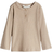 H&M Ribbet Bedstefartrøje I Bomuld - Brun