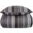 IN Style Stripe Dynebetræk Sort (200x140cm)