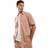 New Look Men's Mink Short Sleeve Interlock Jersey Shirt