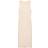 Mango Compact Knit Scoop Neck Midi Dress - Buttermilk Yellow