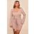 PrettyLittleThing Shape Tailored Sweetheart Belted Mini Dress - Taupe
