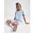 adidas Trefoil All Over Print T-Shirt Shorts Set - Blue