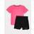 Nike Challenger T-Shirt Shorts Set Children - Pink