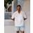 Hollister Textured Short Sleeve Shirt - White