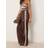 adidas Firebird Loose Track Pants - Brown