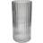 Ivyline Daphne Ribbed Clear Vase 38cm
