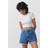 Gina Tricot High Waist Denim Shorts - Blå