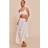PrettyLittleThing Cream Textured Shirred Maxi Skirt - White