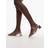 Topshop Ivy Mid Heeled Sandals - Gold