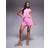 River Island High Neck Fitted Waistcoat - Pink