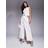 River Island Wide Leg Trouser - White Stripe
