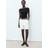 Mango Sculpt Backless Tee With Cap Sleeve - Black