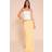 PrettyLittleThing Chiffon Maxi Skirt - Lemon