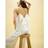 River Island Womens Sleeveless Tie Back Peplum Cami Top - White