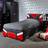 X-Rocker Cerberus MKII Ottoman Gaming Single 3ft Red Frame Bed