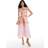 River Island 3D Floral Midi Dress - Pink