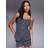 River Island Sleeveless Striped Waistcoat - Navy Black