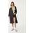 Stradivarius Long Trench Coat - Black