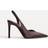 Stradivarius Satin-Effect High-Heel Shoes - Brown