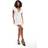 Stradivarius Balloon Mini Dress With Short Sleeves - White