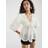 River Island Broderie Blouse - Cream