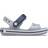 Crocs Kid's Crocband Sandal - Light Grey/Navy